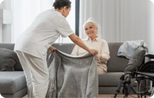 care giver helping hands