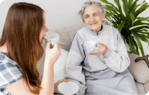 care giver helping hands
